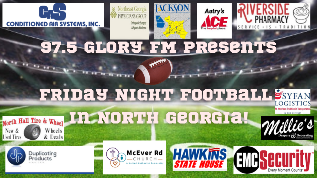 97.5 Glory FM Presents Friday Night Football in North Georgia