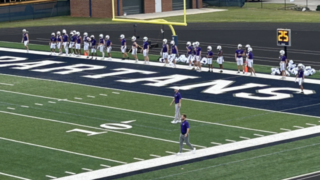 10-04-24 Cherokee Bluff at West Hall - Cherokee Bluff during warmup.