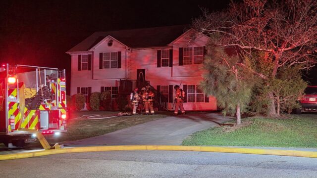 The occupants escaped the house before firefighters arrived. (HCFR photo)