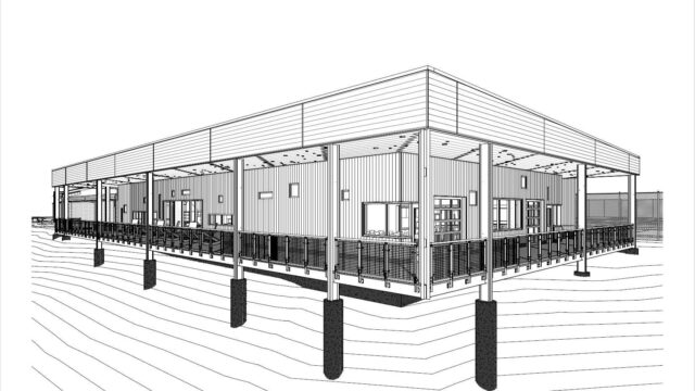 East Hall Library rendering (Courtesy Hall Co. Government)