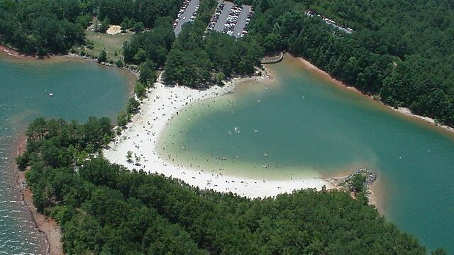 Buford Dam Park Beach (Corps of Engineers photo)