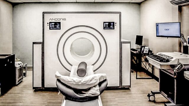 Blairsville PET health scanner (NGHS photo)