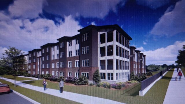 Artist rendering of proposed addition to Harrison Village.  (Courtesy City of Gainesville)