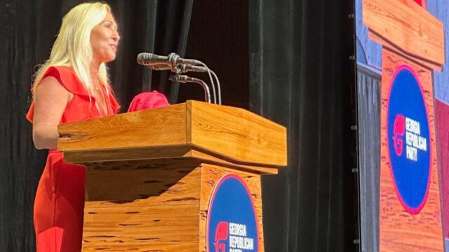 Greene accused Trump of lying about her and trying to intimidate other Republicans before a House of Representatives vote this week on releasing files related to the late financier Jeffrey Epstein, a convicted sex offender who was friendly with Trump in the 1990s and 2000s before they had a falling out. (File photo courtesy SRN NEWS/AP)