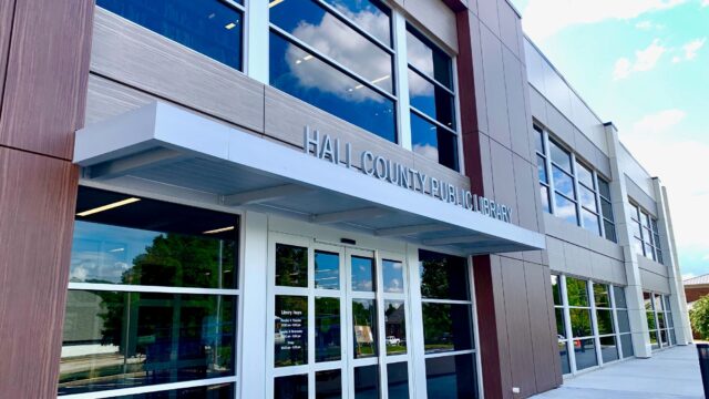 Hall County Library System headquarters building.  (Hall County Government photo)