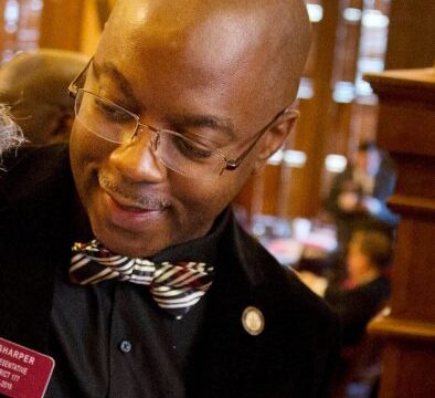 Sharper was allegedly earning $325 a week as a state representative and up to $275 per week working as a musician. His party rental business was also generating $2,231 per week, prosecutors said.
(SRNNEWS/AP file photo)