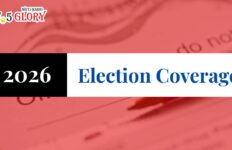 2026 Elective Coverage with station logo and voter ballot in the background.