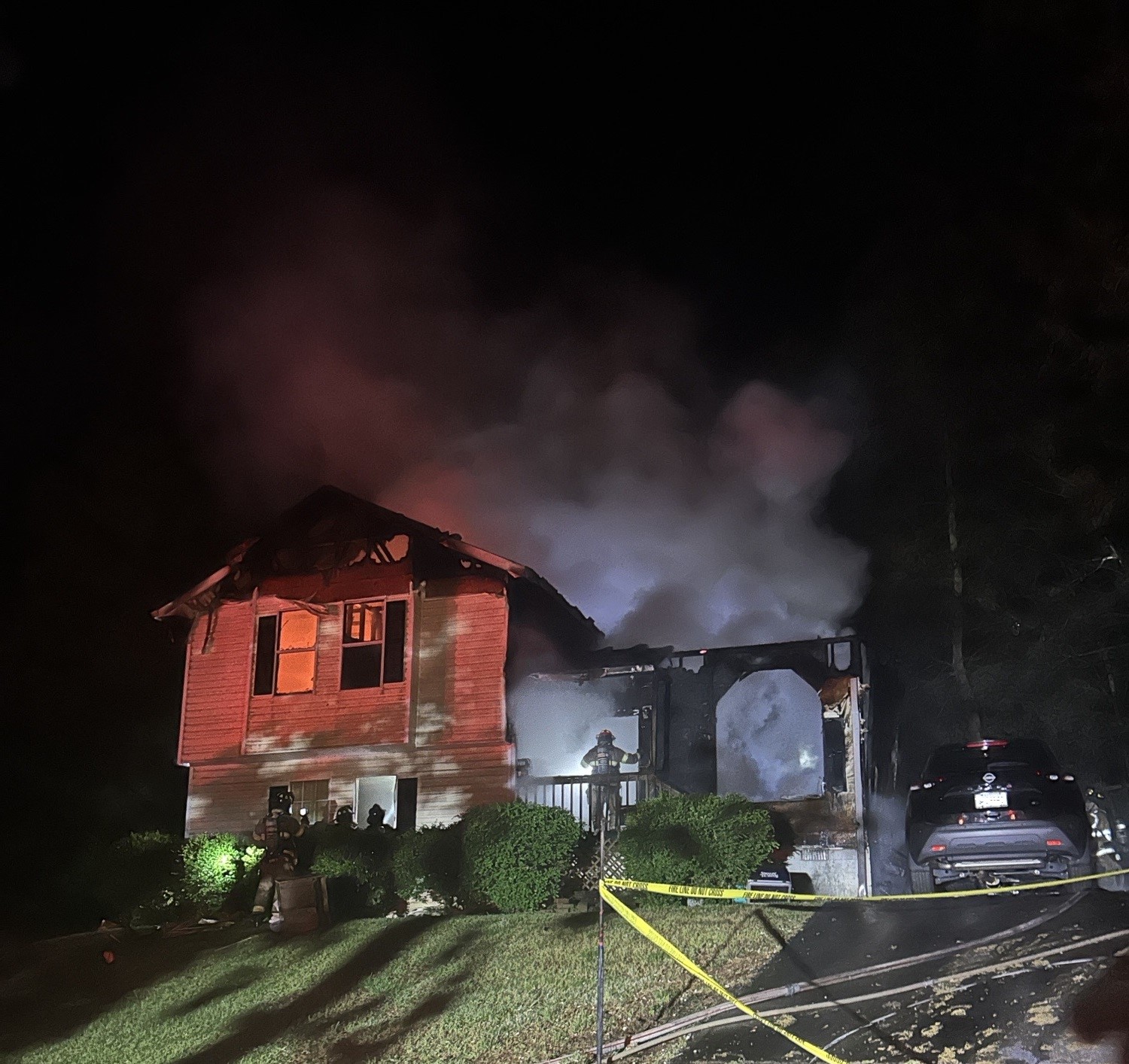 And then there were four: Late-night fire Monday destroys 2-story house