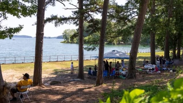 (File photo. Unidentified Corps of Engineers' park on Lake Lanier) (Corps of Engineers photo)
