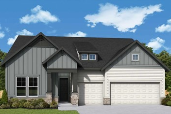 Artist rendering of one of the homes offered at Lanier Landing (David Weekley Homes rendering)