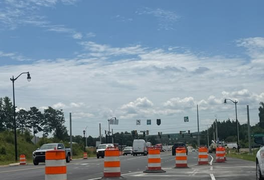 The first phase of the Winder Highway widening is scheduled to be opened Friday.  (GDT photo)
