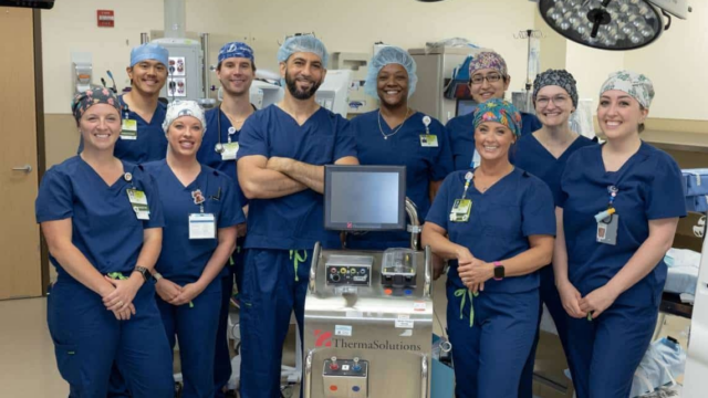 Operating room team new surgery. (NGHS photo) 