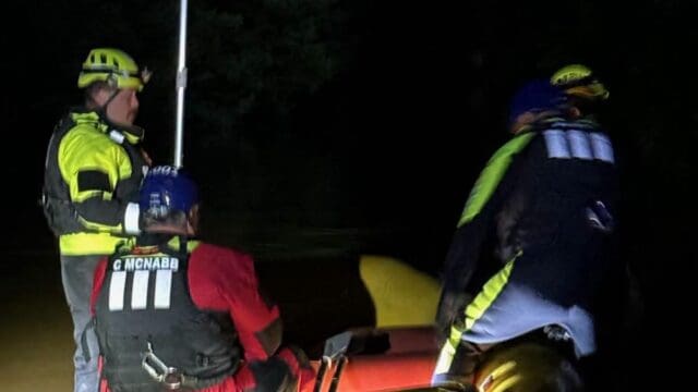 Hiawassee Fire Department Swift Water Rescue Team. (Hiawassee Fire Department photo)