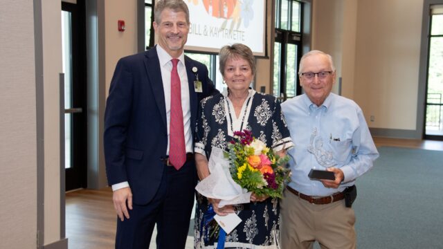 Volunteer of the Year Award winners Kaye and Bill Trivette
(NGHS)