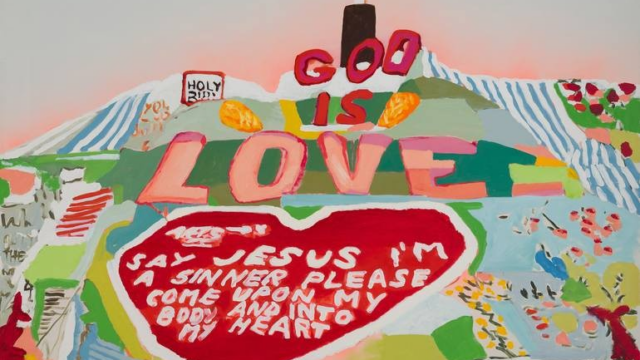 “By placing sacred text next to pop culture icons, Finster merged traditional religious art with everyday American imagery,” Brenau Galleries Diredtor Lybi Cucurullo said.
(privatebank.bankofamerica.com)
